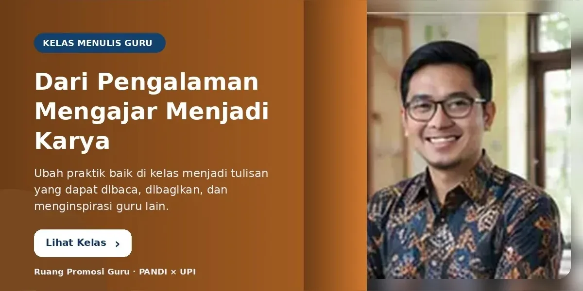 Promosi Dari Pengalaman Mengajar Menjadi Karya
